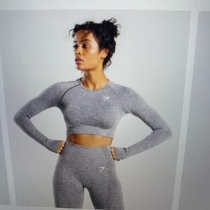 Gymshark Vital Seamless Long Sleeve Crop Top